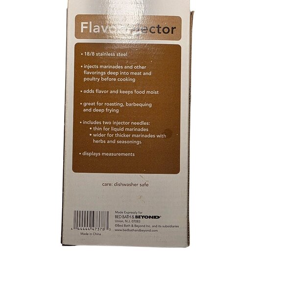 Flavor Injector With Two Needles For Thin & Thick Marinades Stainless Steel - Picture 4 of 7